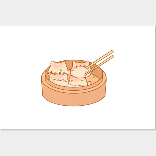 cat dumplings Posters and Art